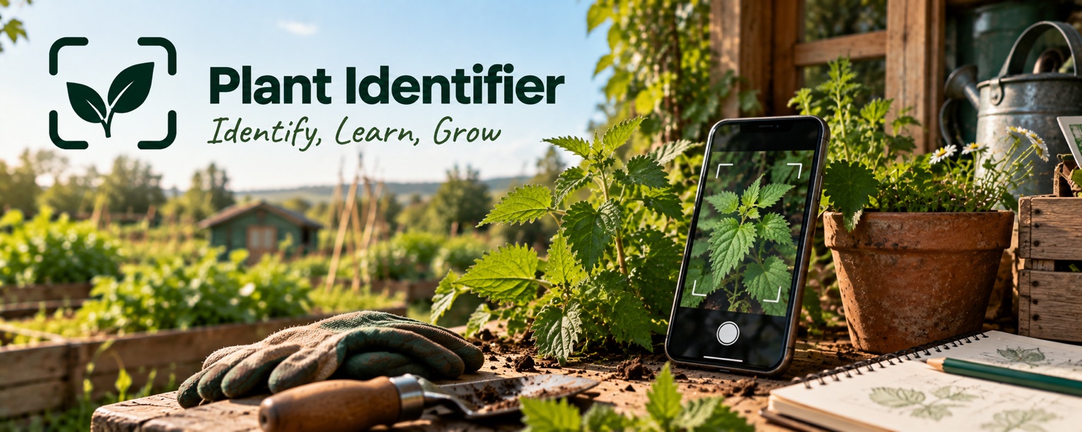 Plant identifier banner